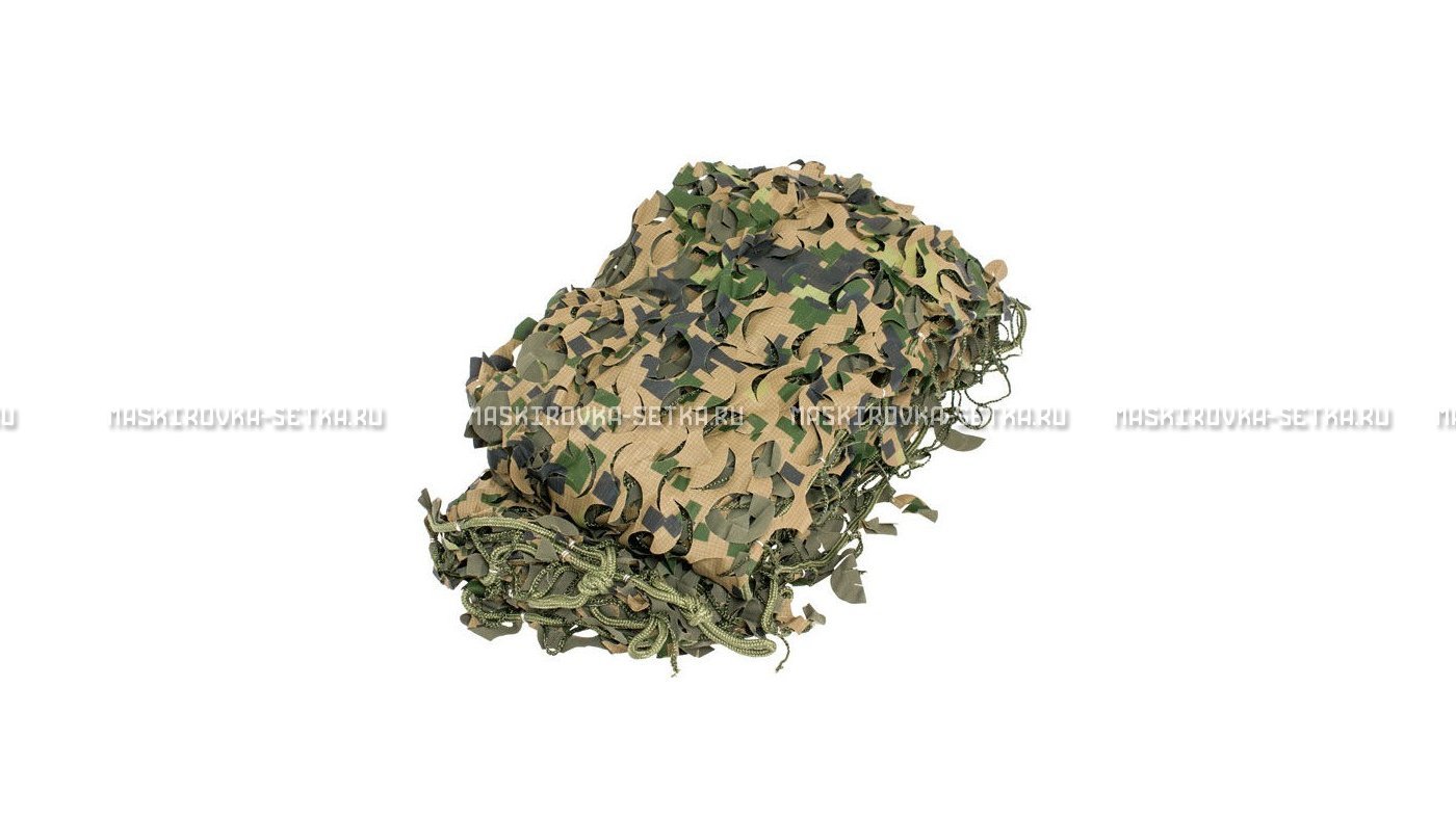 Массеть Camosystems Пейзаж-Профи Лес 3D 1,8х3 м  – купить по цене 3850 руб. в интернет-магазине в городе Севастополь картинка 6