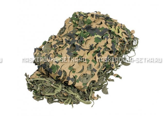 Массеть Camosystems Пейзаж-Профи Лес 3D 1,8х3 м  – купить по цене 3850 руб. в интернет-магазине в городе Севастополь картинка 1