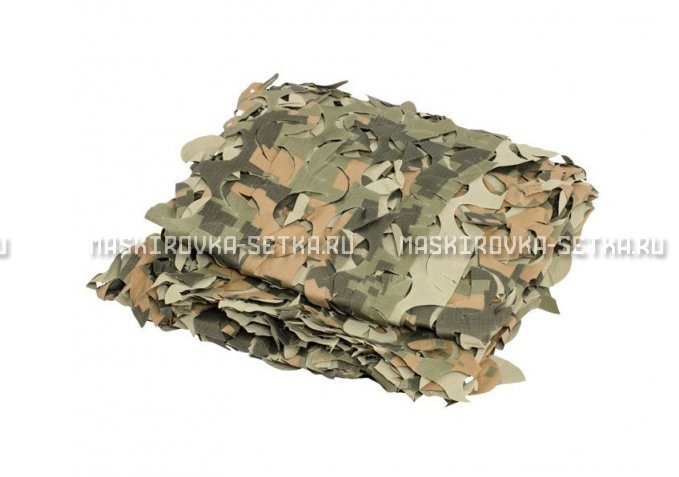 Сетка Camosystems Пейзаж Полынь 3D 2,4х6 м  – купить по цене 6200 руб. в интернет-магазине в городе Севастополь картинка 1