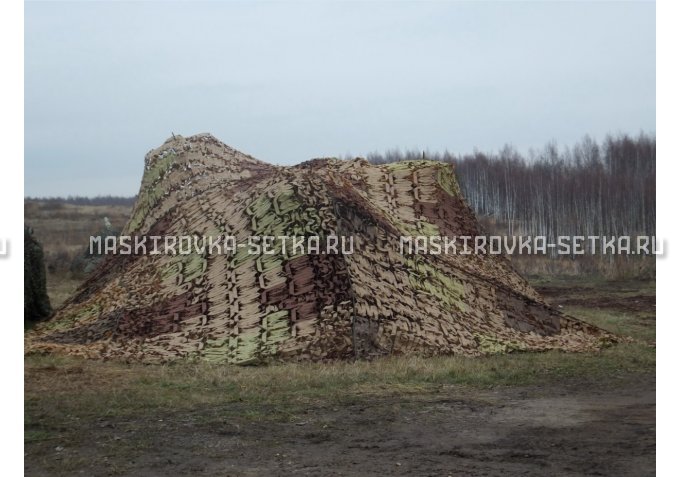 Маскировочная сеть МКТ-2П Поле 2х3 м – купить по цене 1900 руб. в интернет-магазине в городе Севастополь картинка 8