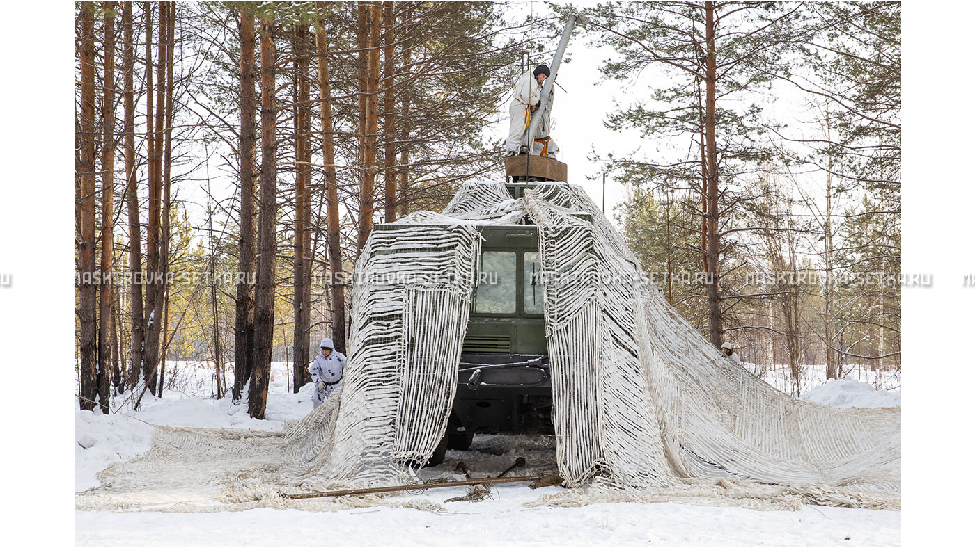 Маскировочный комплект МКТ-2С Снег 12х18 м – купить по цене 64500 руб. в интернет-магазине в городе Севастополь картинка 25