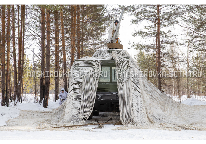 Маскировочный комплект МКТ-2С Снег 12х18 м – купить по цене 64500 руб. в интернет-магазине в городе Севастополь картинка 2
