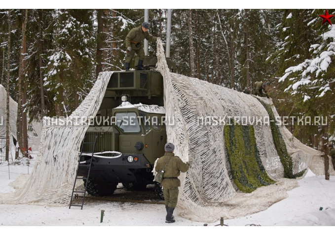 Маскировочный комплект МКТ-2С Снег 12х18 м – купить по цене 64500 руб. в интернет-магазине в городе Севастополь картинка 8