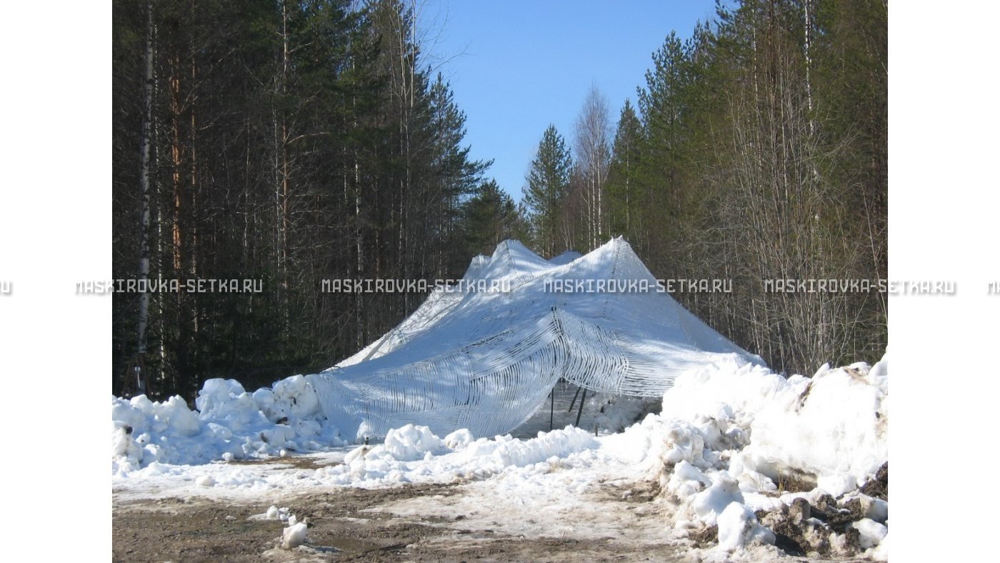 Маскировочный комплект МКТ-2С Снег 12х18 м – купить по цене 64500 руб. в интернет-магазине в городе Севастополь картинка 26