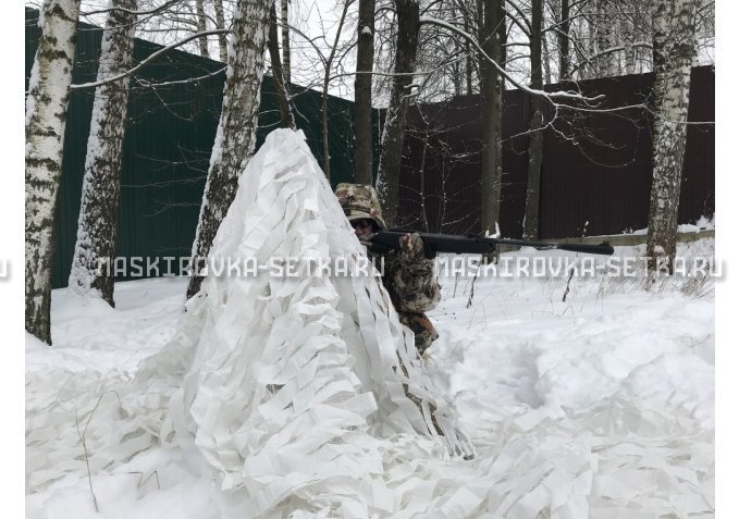 Маскировочная сеть МКТ-2С Снег 3х6 м – купить по цене 4400 руб. в интернет-магазине в городе Севастополь картинка 2