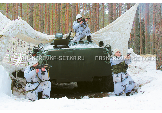 Маскировочный комплект МКТ-2С Снег 12х18 м – купить по цене 64500 руб. в интернет-магазине в городе Севастополь картинка 6