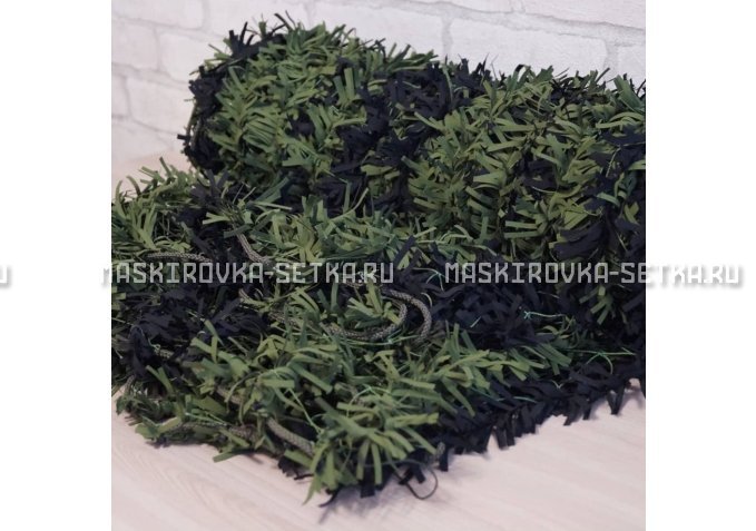 Маскировочная сеть Зеленя 2х3 м (зелено-черная) – купить по цене 3200 руб. в интернет-магазине в городе Севастополь картинка 4